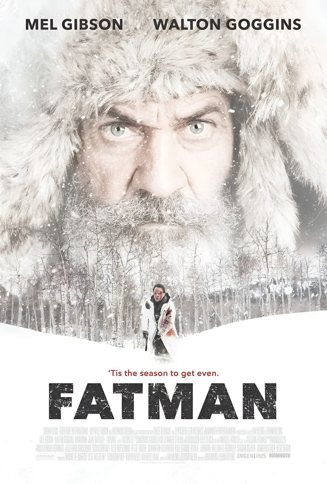 1-Disc Fatman (2020) 1080P for Gift Movie All RegionPlay Seal Box Blu-ray