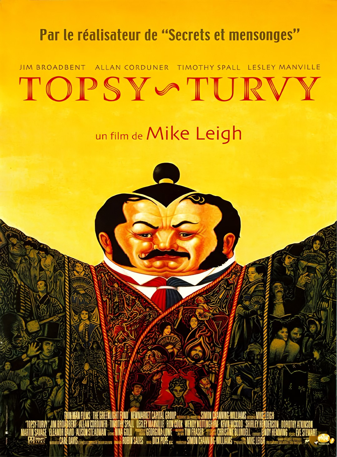 1-Disc Topsy-Turvy (1999) 1080P for Gift Movie All RegionPlay Seal Box Blu-ray