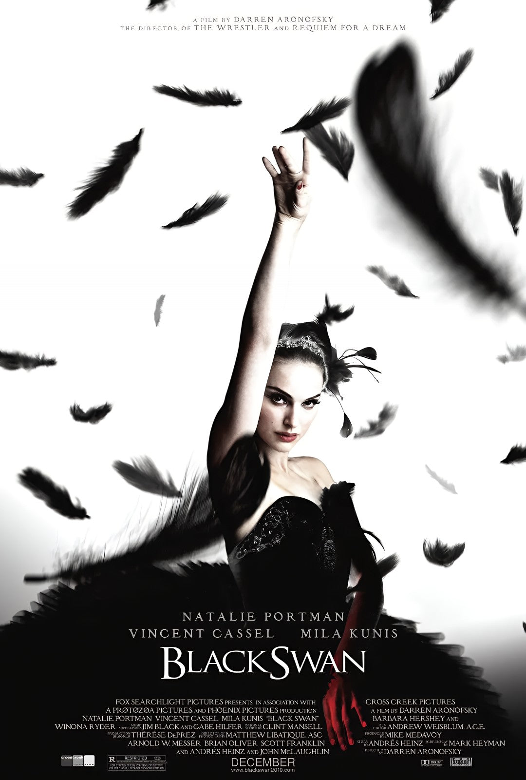1-Disc Black Swan (2010) 1080P for Gift Movie All RegionPlay Seal Box Blu-ray