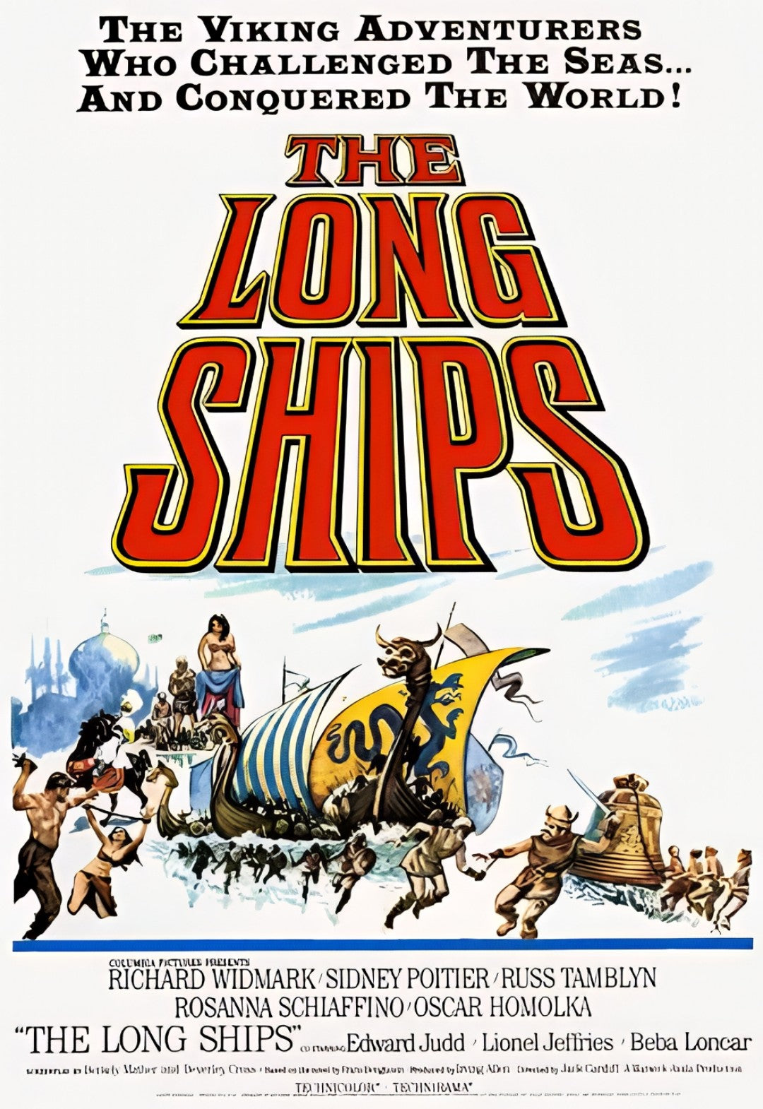 1-Disc The Long Ships (1964) 1080P for Gift Movie All RegionPlay Seal Box Blu-ray