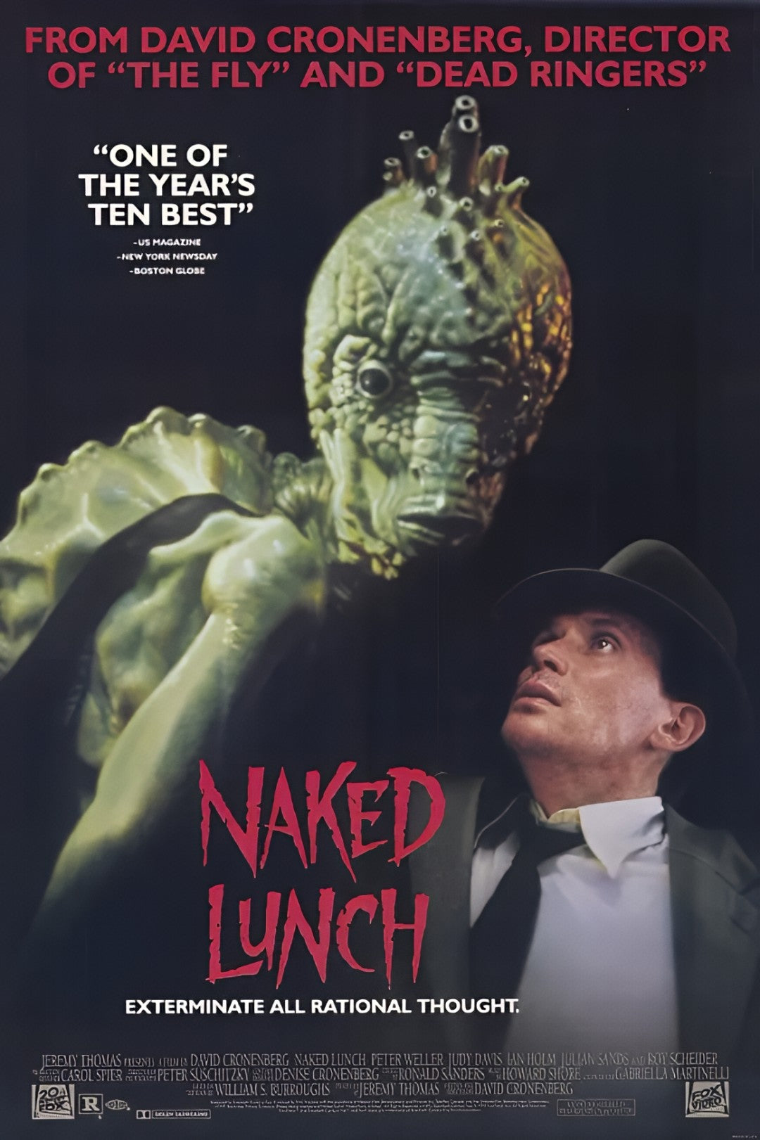 1-Disc Naked Lunch (1991) 1080P for Gift Movie All RegionPlay Seal Box Blu-ray