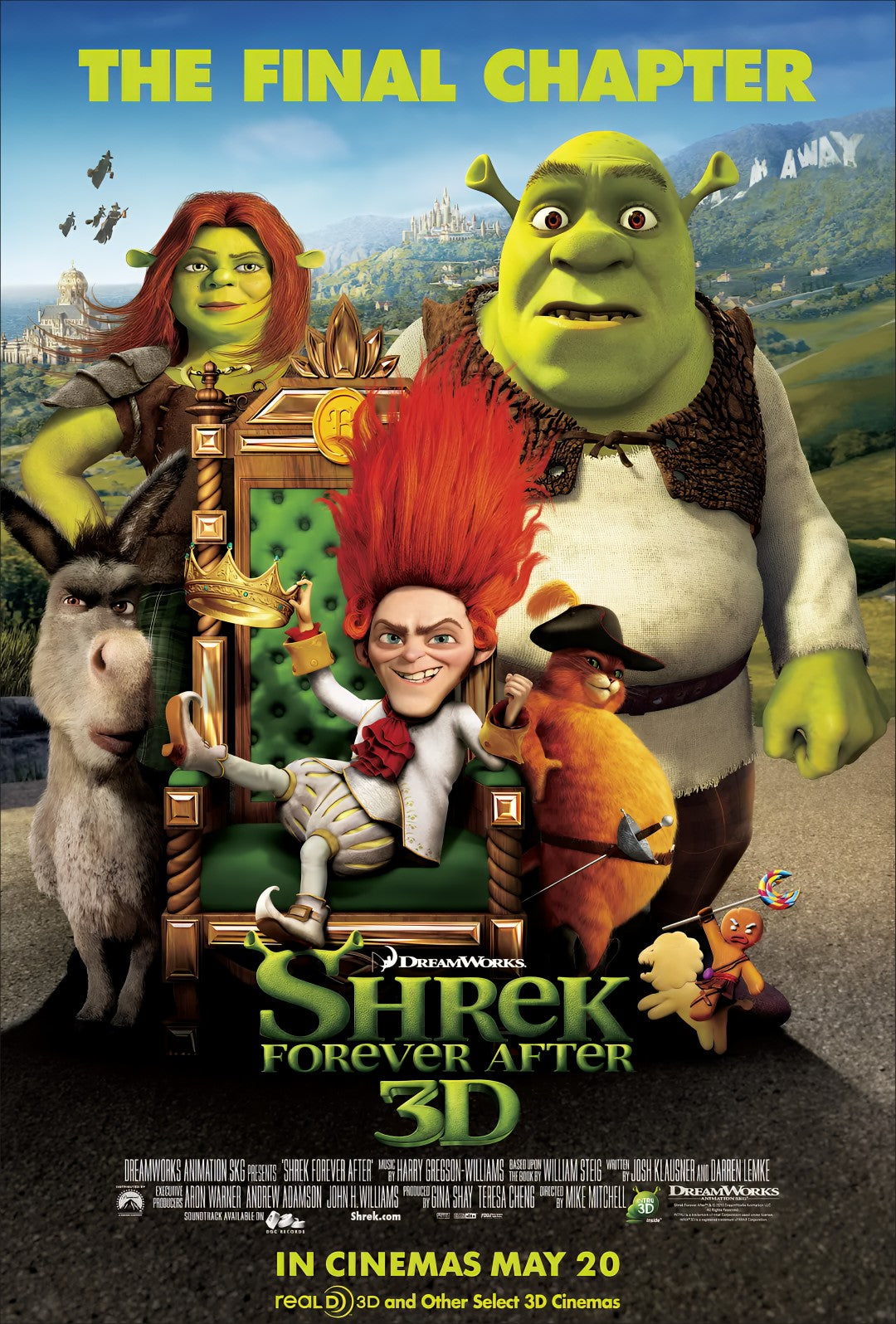 1-Disc Shrek Forever After (2010) 1080P for Gift Movie All RegionPlay Seal Box Blu-ray