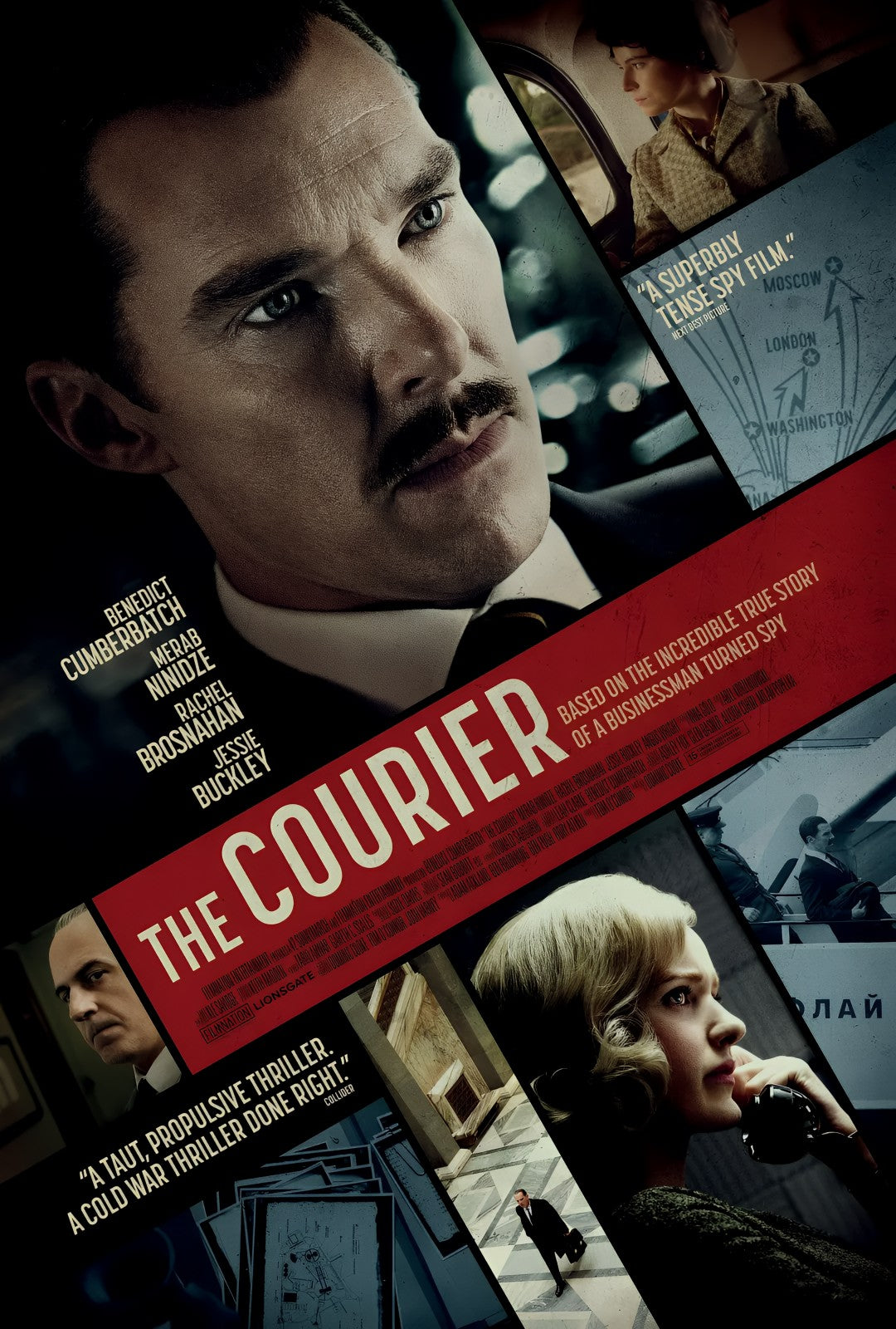 1-Disc The Courier (2020) 1080P for Gift Movie All RegionPlay Seal Box Blu-ray