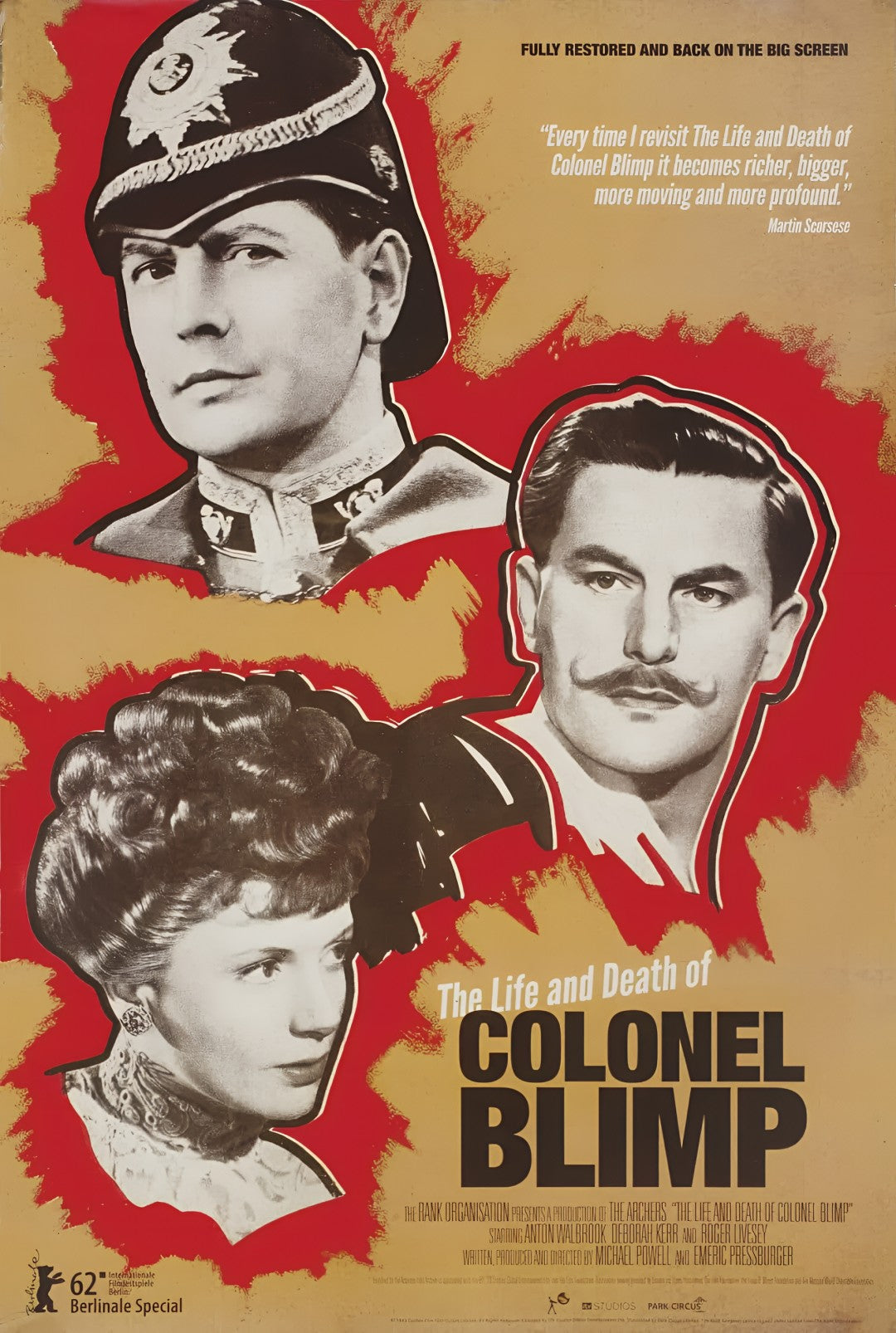 1-Disc The Life and Death of Colonel Blimp (1943) 1080P for Gift Movie All RegionPlay Seal Box Blu-ray