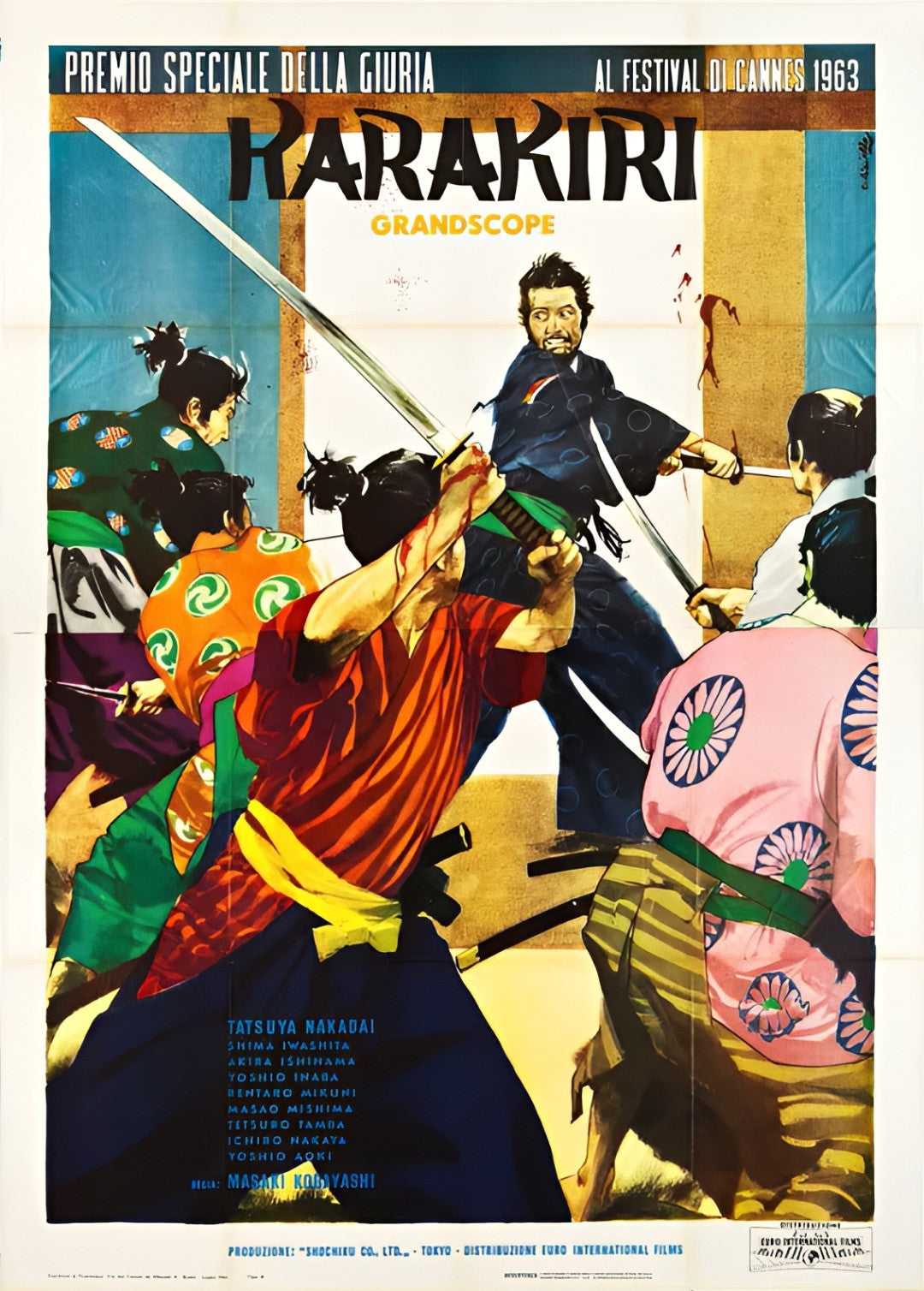 1-Disc Harakiri (1962) 1080P for Gift Movie All RegionPlay Seal Box Blu-ray