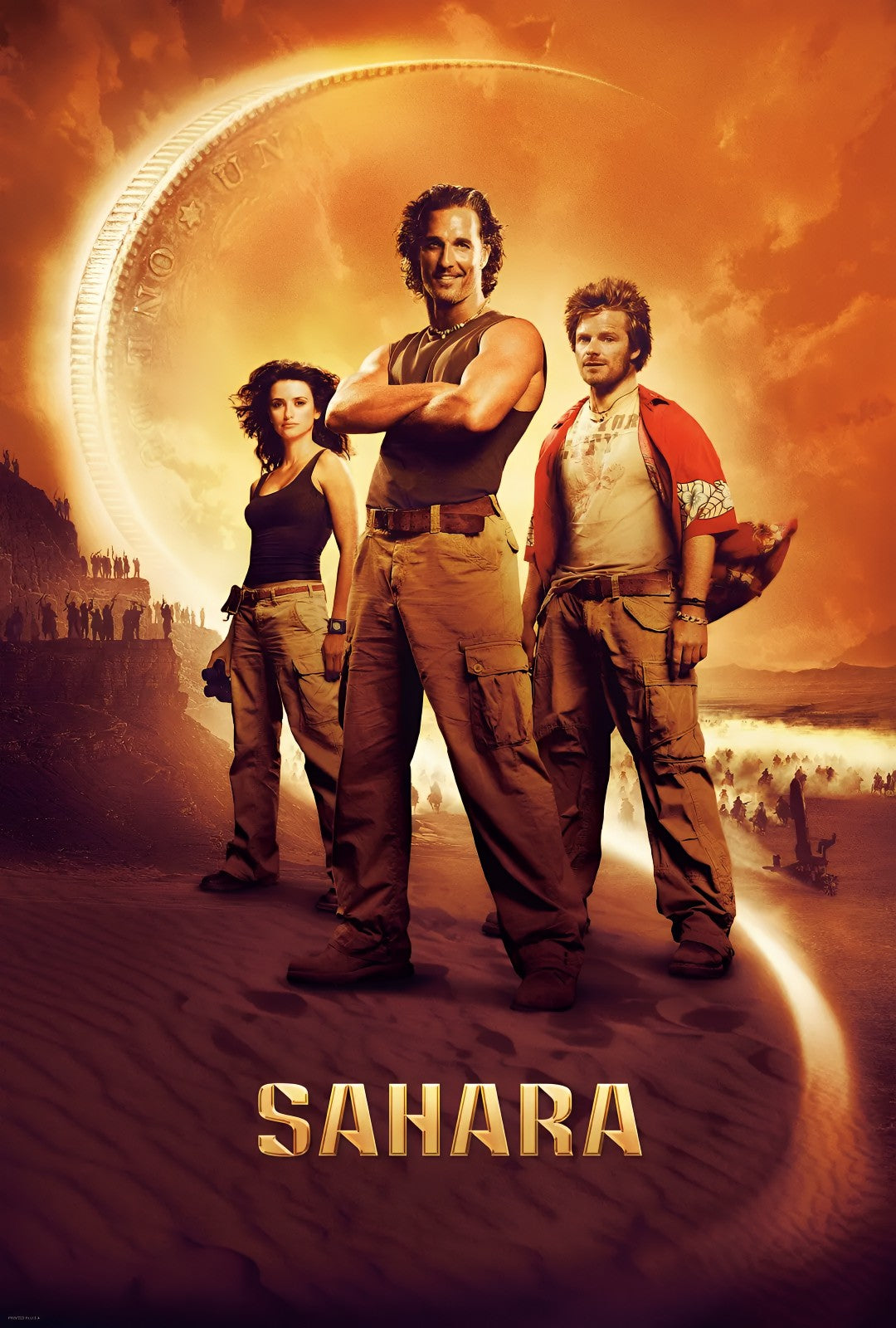 1-Disc Sahara (2005) 1080P for Gift Movie All RegionPlay Seal Box Blu-ray