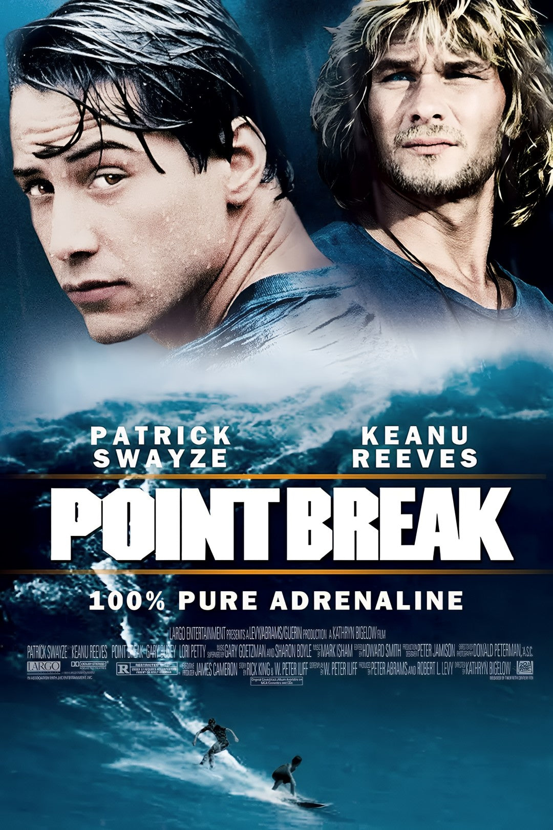 1-Disc Point Break (1991) 1080P for Gift Movie All RegionPlay Seal Box Blu-ray