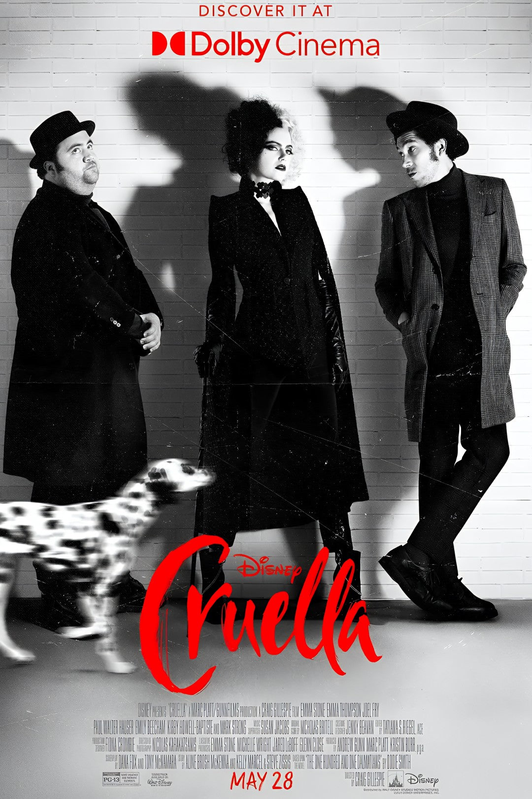1-Disc Cruella (2021) 1080P for Gift Movie All RegionPlay Seal Box Blu-ray