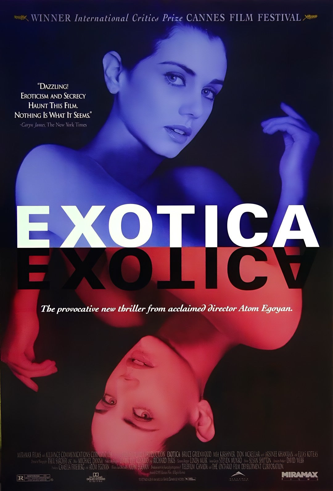 1-Disc Exotica (1994) 1080P for Gift Movie All RegionPlay Seal Box Blu-ray