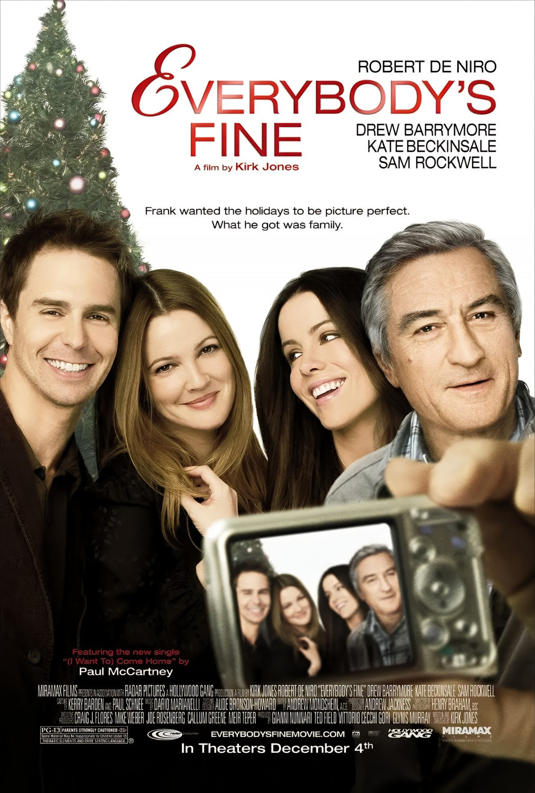 1-Disc Everybody's Fine (2009) 1080P for Gift Movie All RegionPlay Seal Box Blu-ray