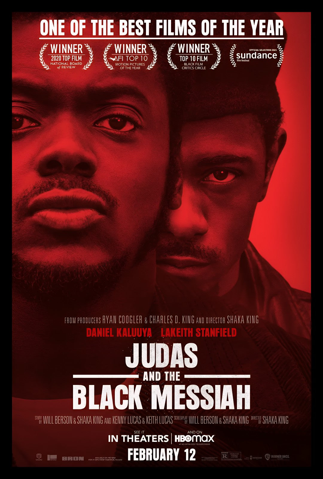 1-Disc Judas and the Black Messiah (2021) 1080P for Gift Movie All RegionPlay Seal Box Blu-ray