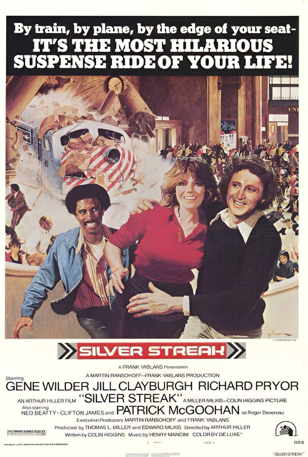 1-Disc Silver Streak (1976) 1080P for Gift Movie All RegionPlay Seal Box Blu-ray