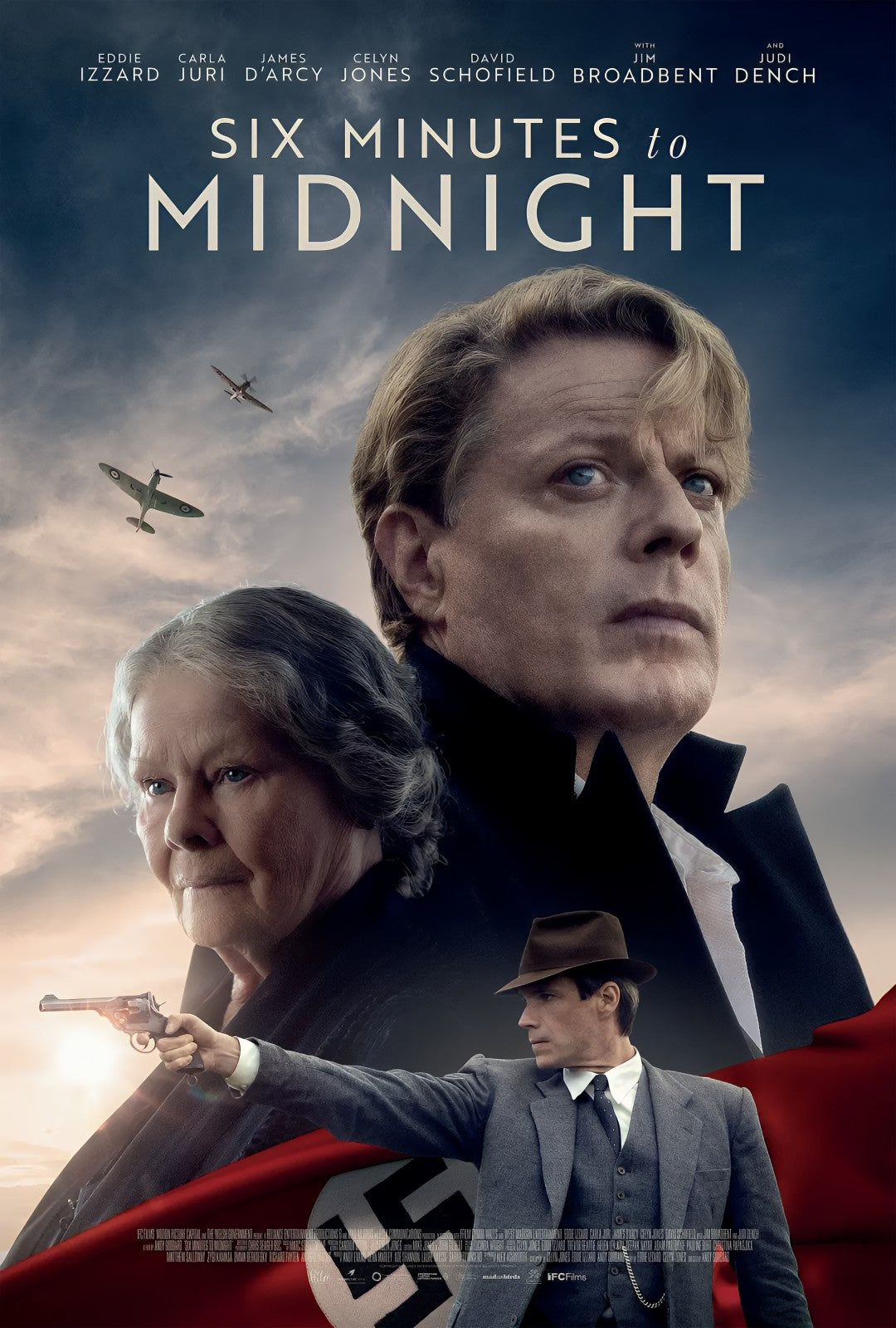 1-Disc Six Minutes To Midnight (2020) 1080P for Gift Movie All RegionPlay Seal Box Blu-ray