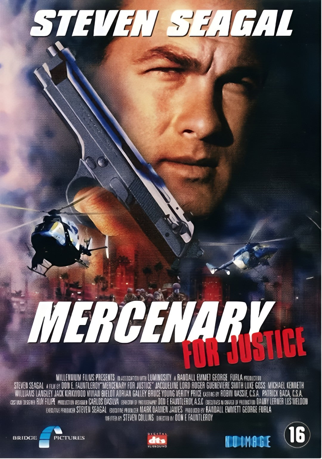 1-Disc Mercenary for Justice (2006) 1080P for Gift Movie All RegionPlay Seal Box Blu-ray