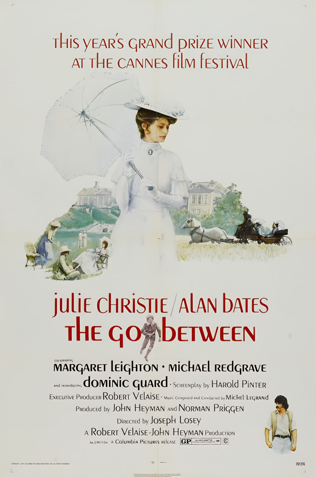 1-Disc The Go-Between (1971) 1080P for Gift Movie All RegionPlay Seal Box Blu-ray