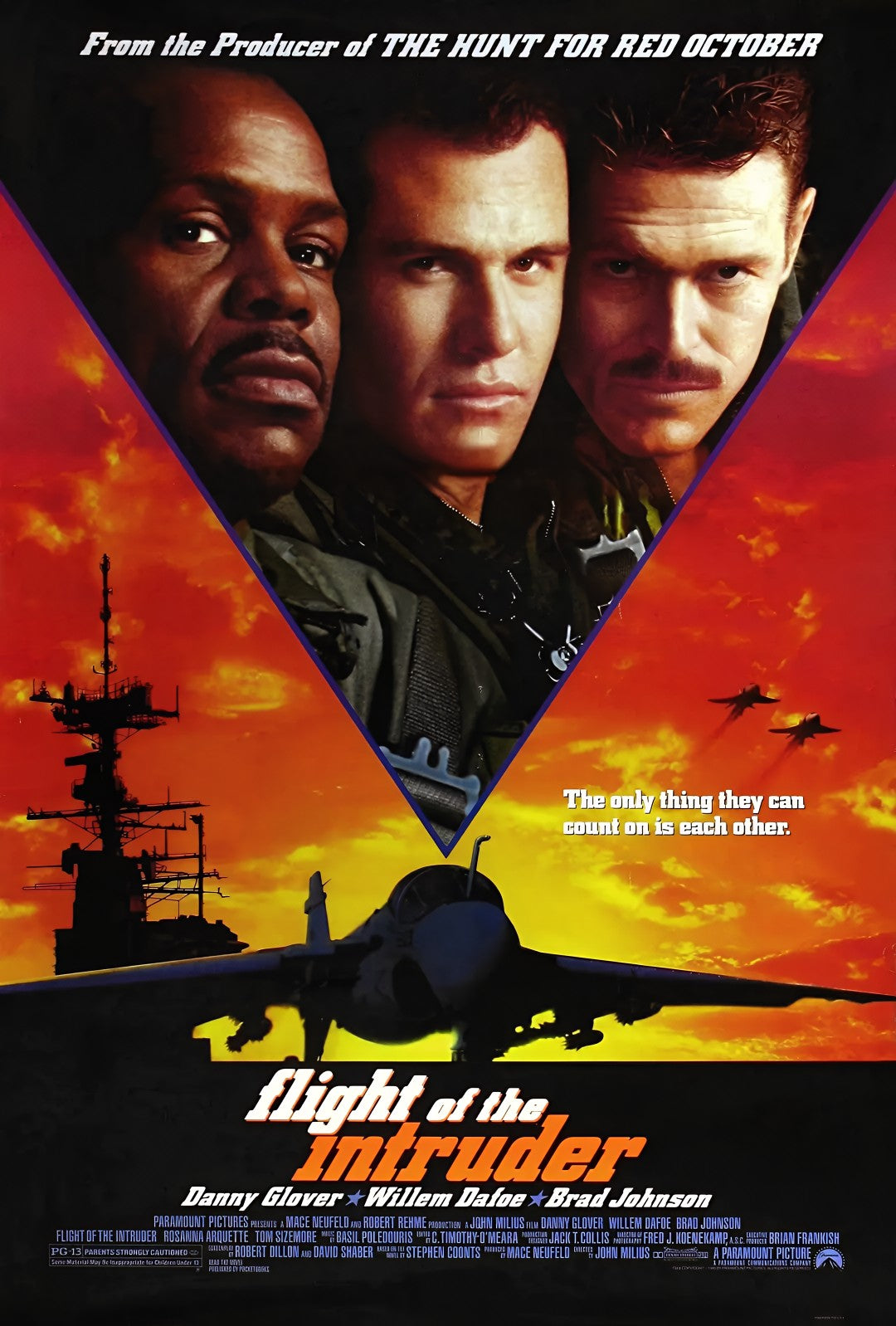 1-Disc Flight of the Intruder (1991) 1080P for Gift Movie All RegionPlay Seal Box Blu-ray