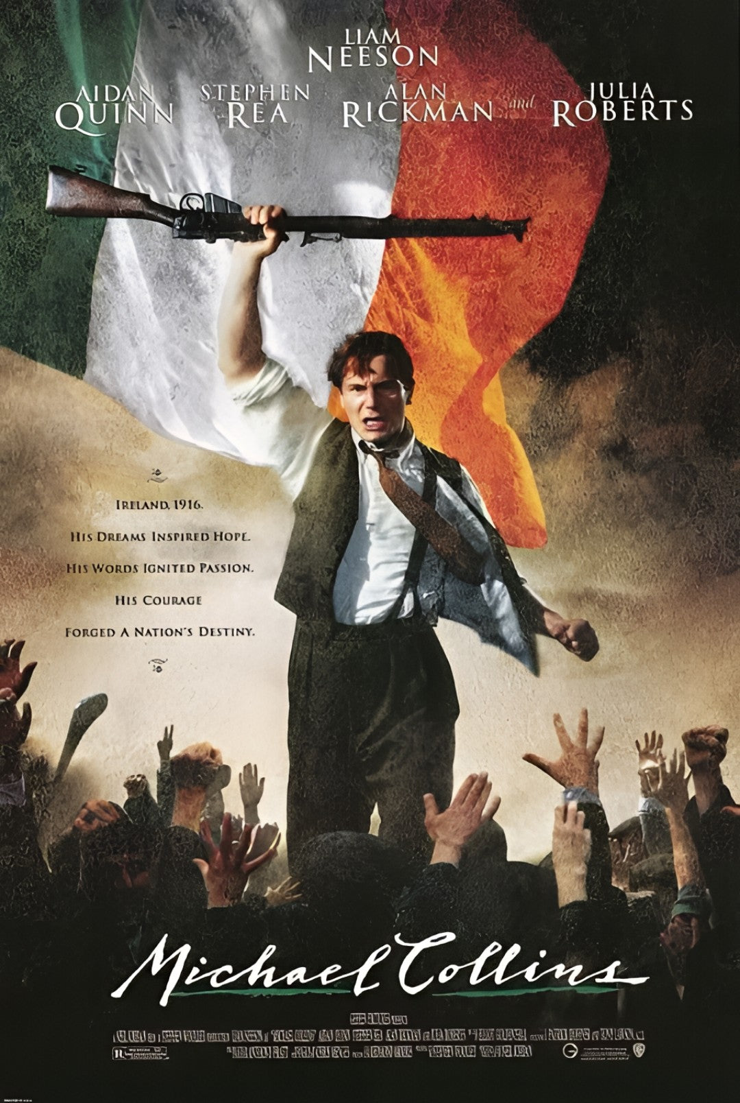 1-Disc Michael Collins (1996) 1080P for Gift Movie All RegionPlay Seal Box Blu-ray