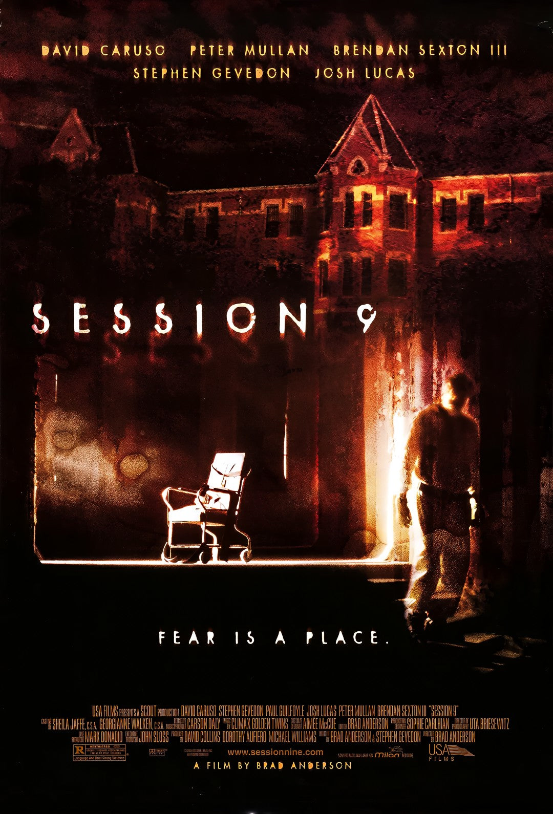 1-Disc Session 9 (2001) 1080P for Gift Movie All RegionPlay Seal Box Blu-ray