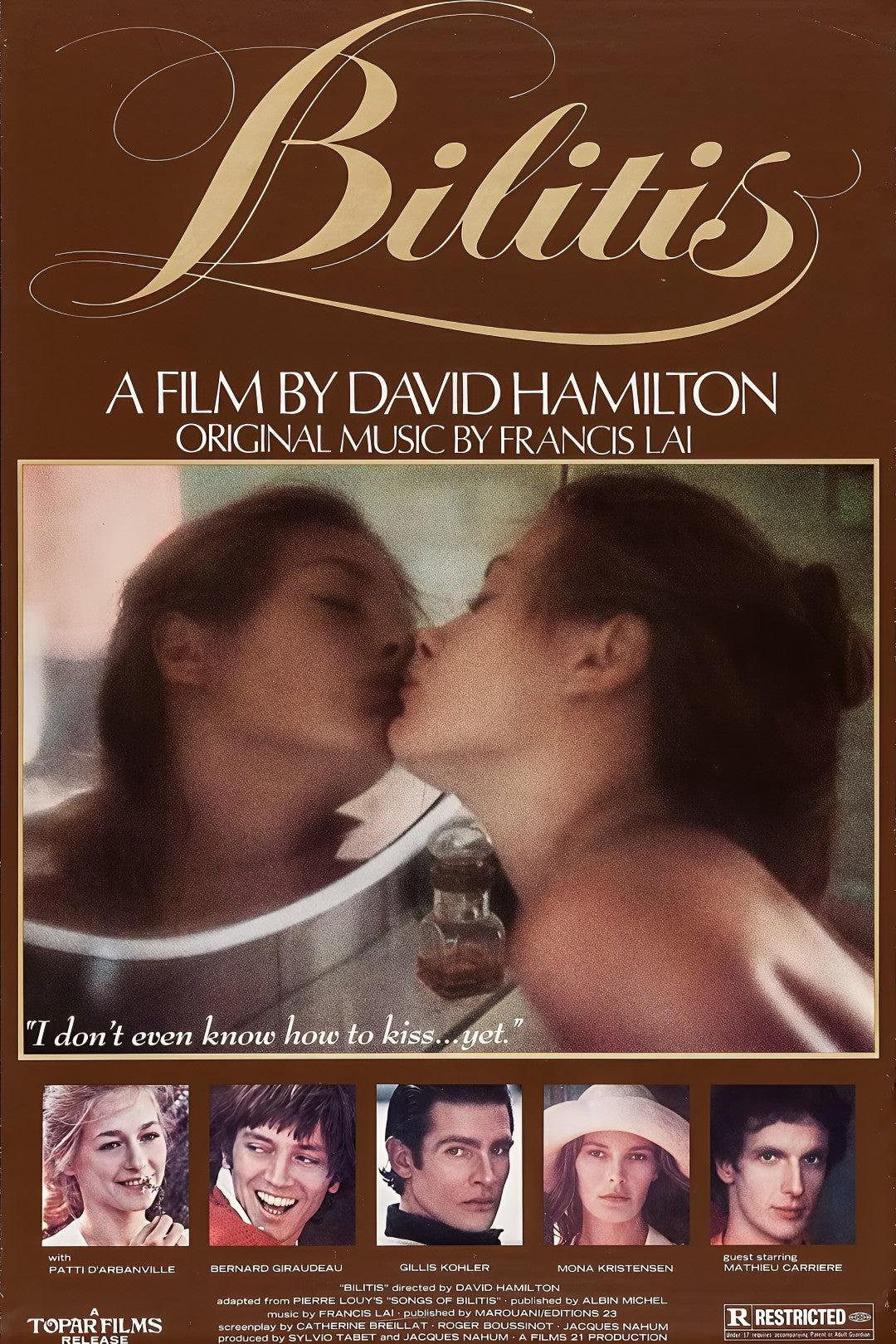 1-Disc Bilitis (1977) 1080P for Gift Movie All RegionPlay Seal Box Blu-ray
