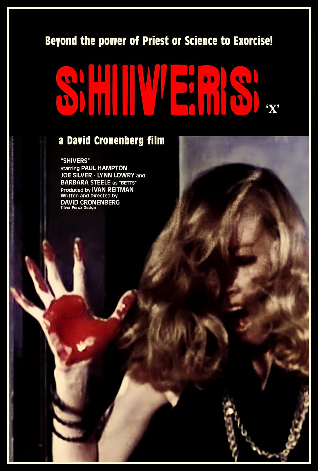 1-Disc Shivers (1975) 1080P for Gift Movie All RegionPlay Seal Box Blu-ray
