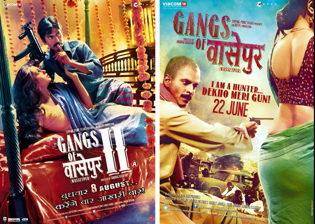 2-Disc Gangs of Wasseypur Season 1-2 1080P for Gift Movie All RegionPlay Seal Box Blu-ray