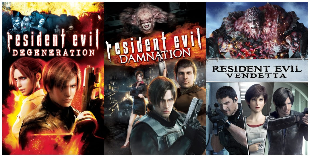 3-Disc Resident Evil Season 1-3 1080P for Gift Movie All RegionPlay Seal Box Blu-ray