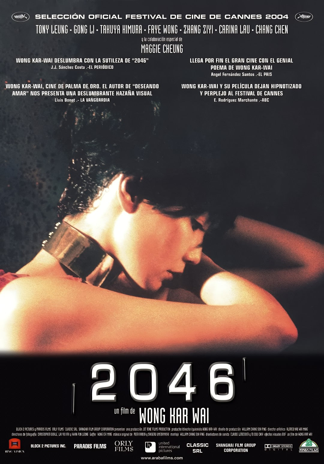 1-Disc 2046 (2004) 1080P for Gift Movie All RegionPlay Seal Box Blu-ray