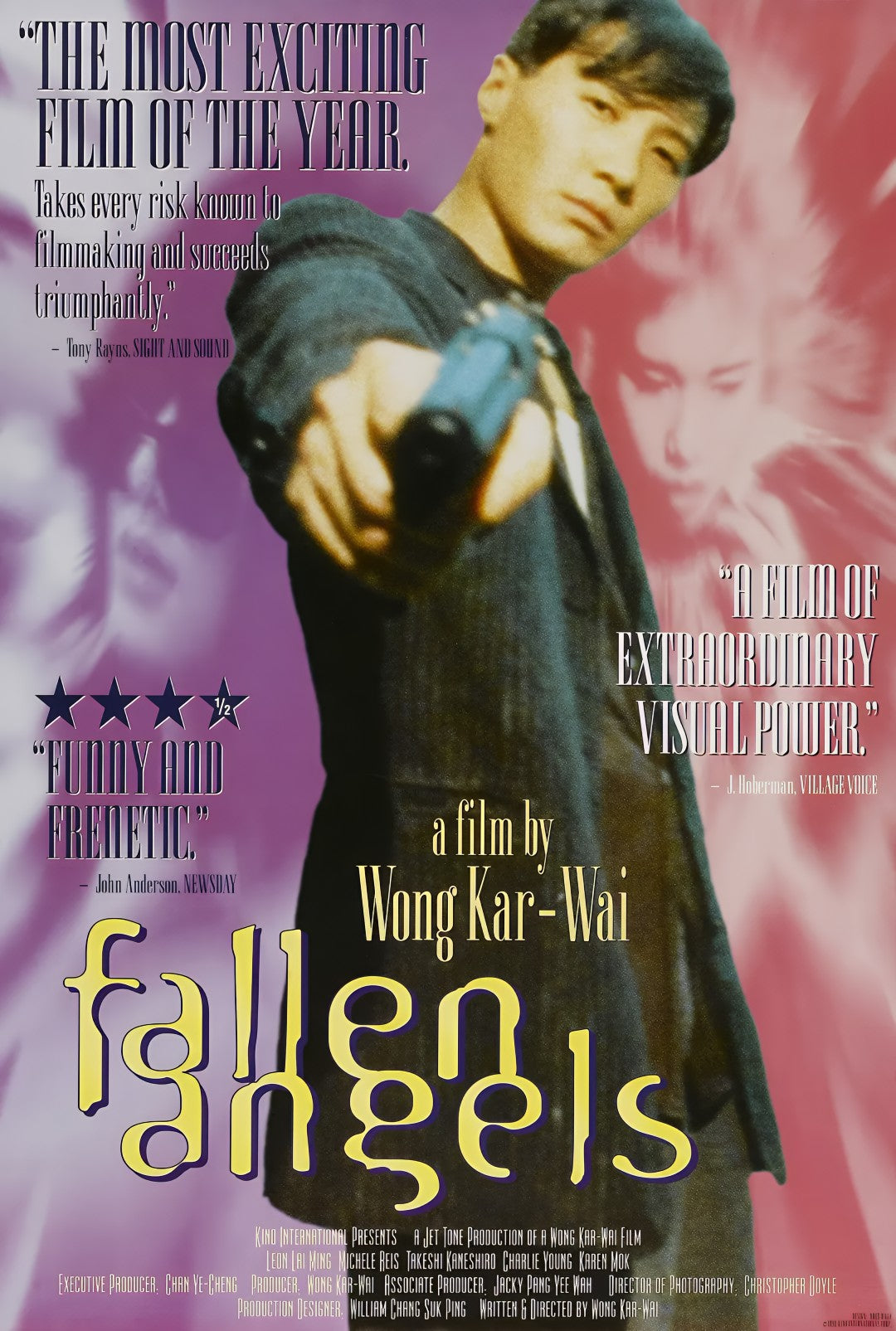 1-Disc Fallen Angels (1995) 1080P for Gift Movie All RegionPlay Seal Box Blu-ray
