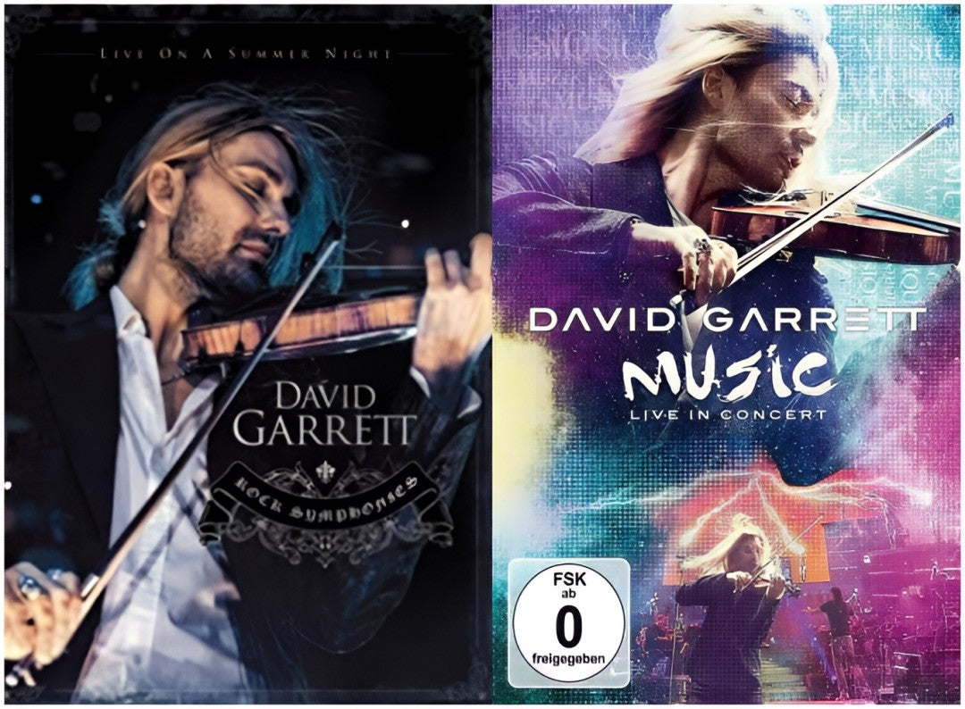 2-Disc David Garrett Concert Season 1-2 1080P for Gift Movie All RegionPlay Seal Box Blu-ray