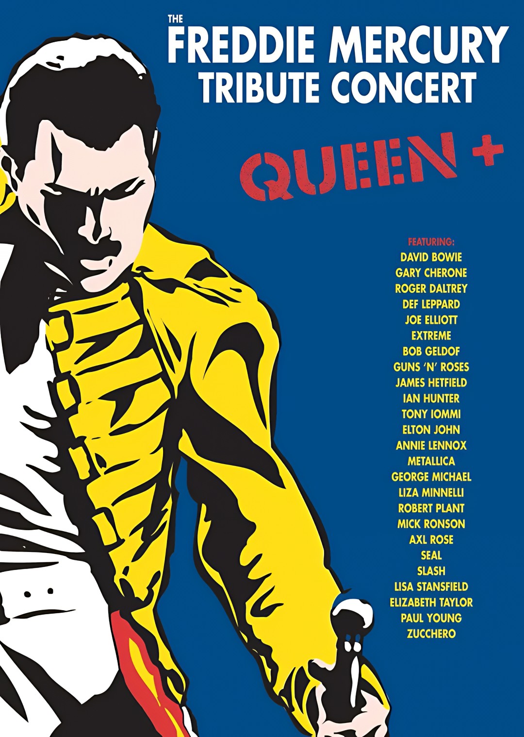 1-Disc The Freddie Mercury Tribute: Concert for AIDS Awareness (1992) 1080P for Gift Movie All RegionPlay Seal Box Blu-ray