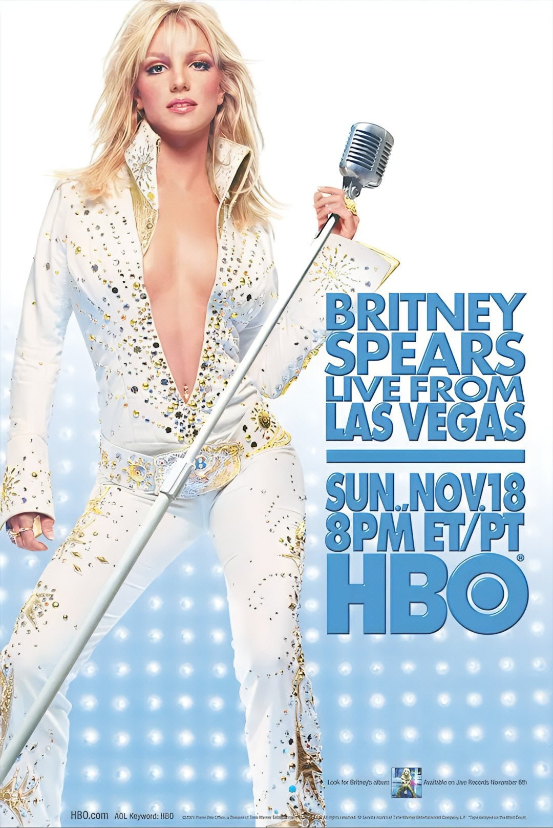 1-Disc Britney Spears Live from Las Vegas (2001) 1080P for Gift Movie All RegionPlay Seal Box Blu-ray