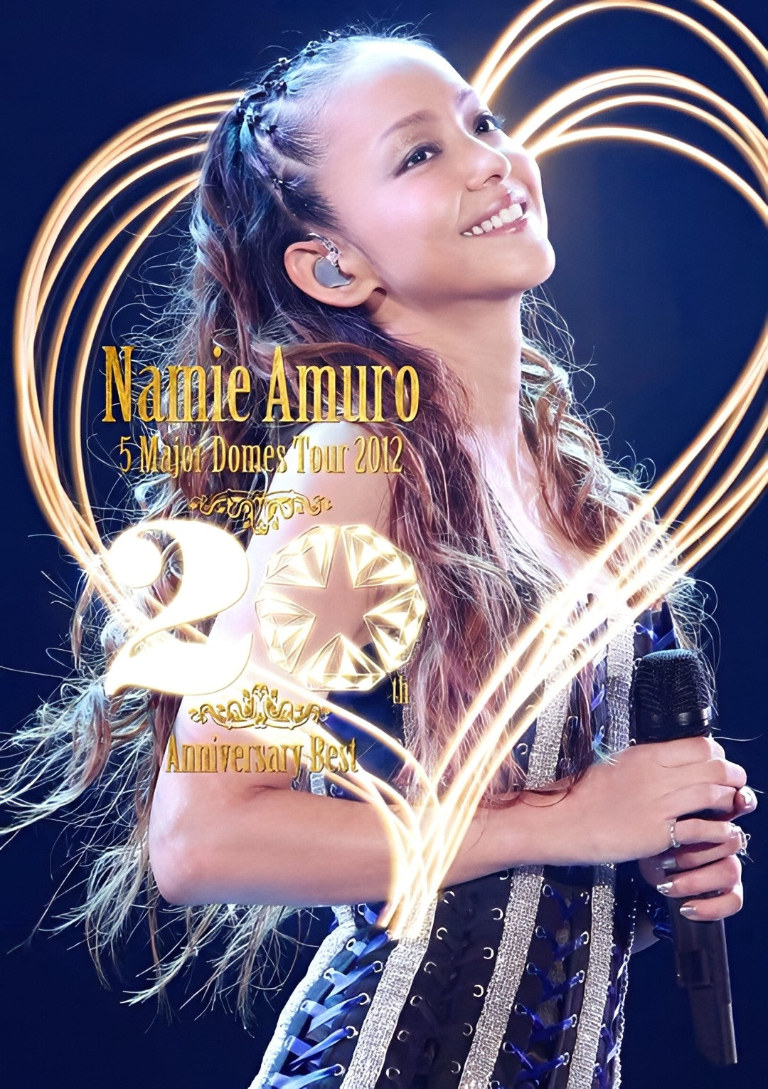 1-Disc namie amuro 5 Major Domes Tour 2012～20th Anniversary Best 1080P for Gift Movie All RegionPlay Seal Box Blu-ray
