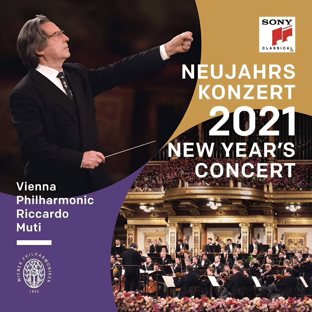 1-Disc Neujahrskonzert der Wiener Philharmoniker 2021 (2021) 1080P for Gift Movie All RegionPlay Seal Box Blu-ray