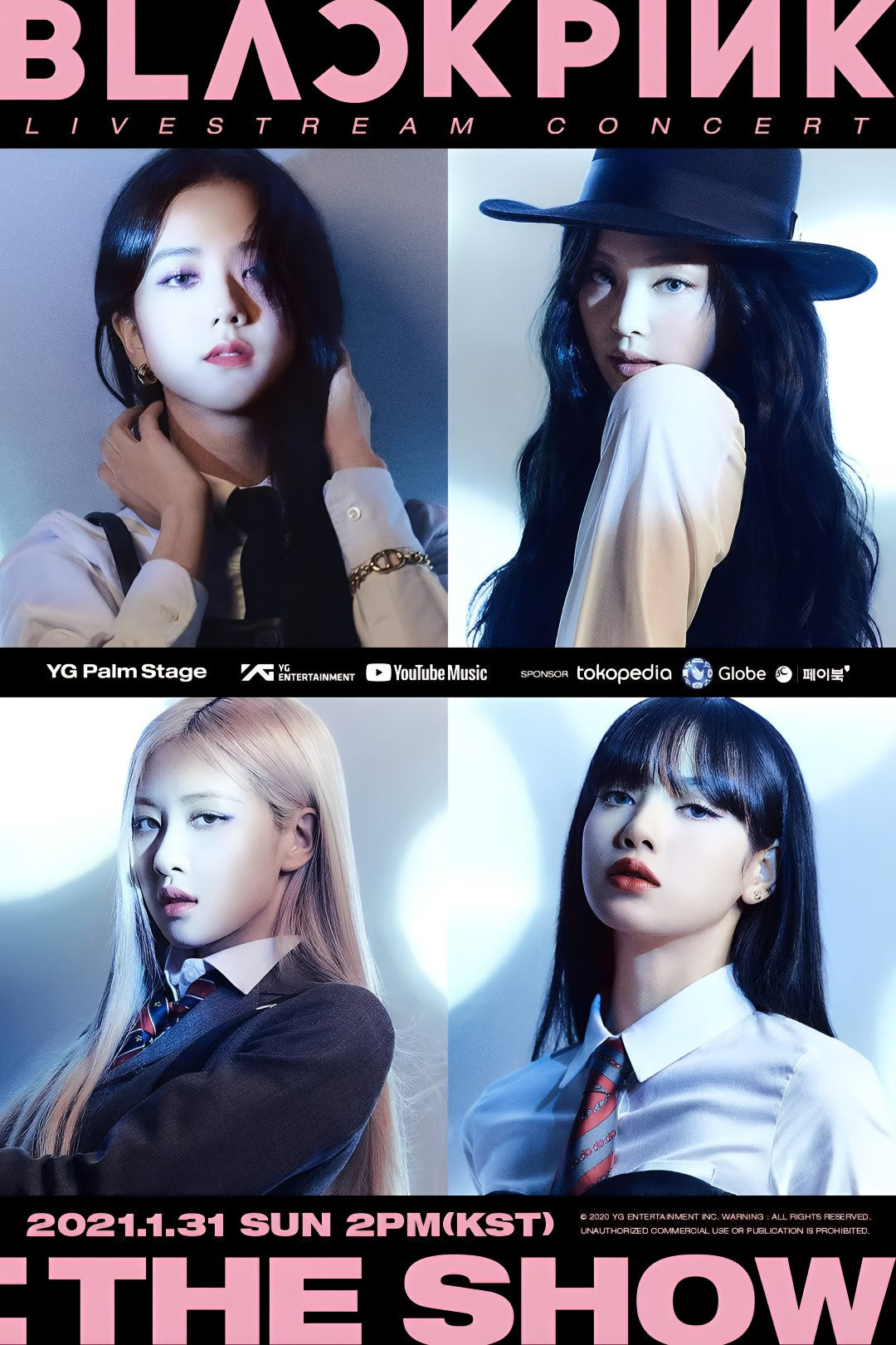 1-Disc BLACKPINK：THE SHOW (2021) 1080P for Gift Movie All RegionPlay Seal Box Blu-ray