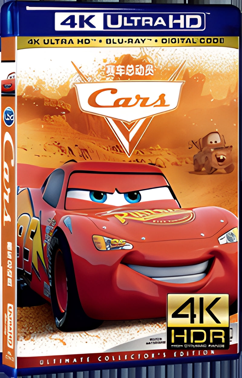 2006 Cars Ultra HD 4K for Gift 1-Disc All RegionPlay Seal Box Blu-ray