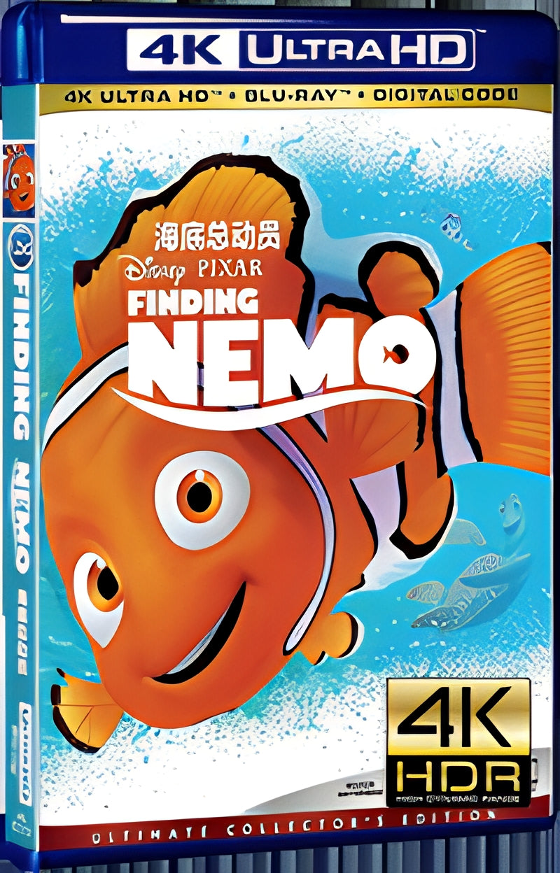 2003 Finding Nemo Finding Nemo 3D Ultra HD 4K for Gift 1-Disc All RegionPlay Seal Box Blu-ray