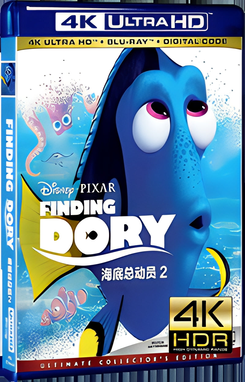 2016 Finding Dory (2016) Ultra HD 4K for Gift 1-Disc All RegionPlay Seal Box Blu-ray