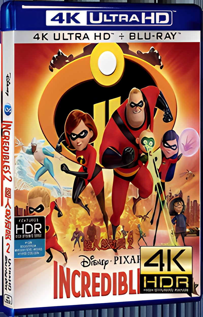 2018 Incredibles 2 (2018) Ultra HD 4K for Gift 1-Disc All RegionPlay Seal Box Blu-ray
