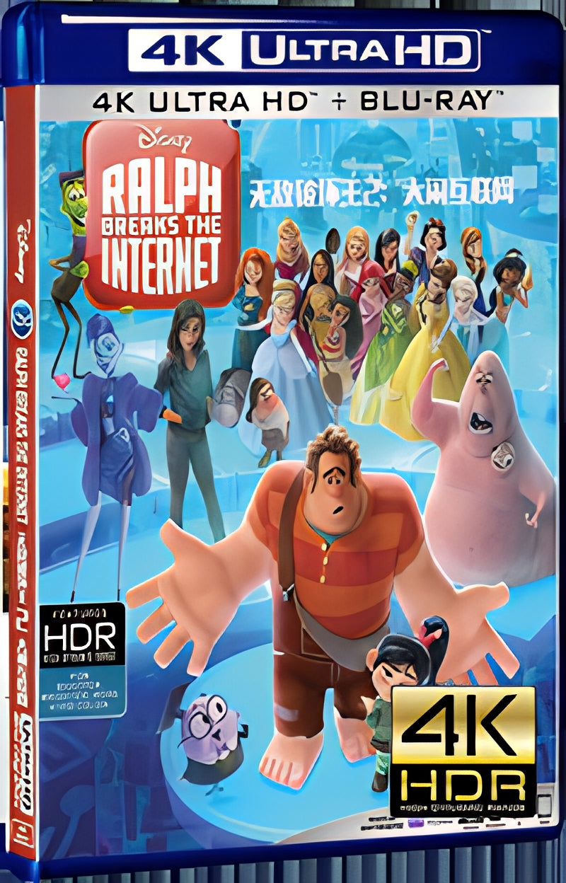 2018 Ralph Breaks the Internet (2018) Ultra HD 4K for Gift 1-Disc All RegionPlay Seal Box Blu-ray