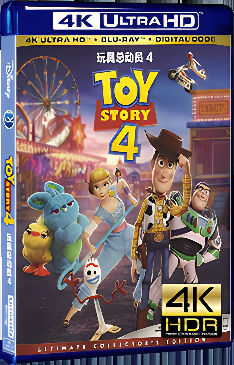 2019 Toy Story 4 Ultra HD 4K for Gift 1-Disc All RegionPlay Seal Box Blu-ray