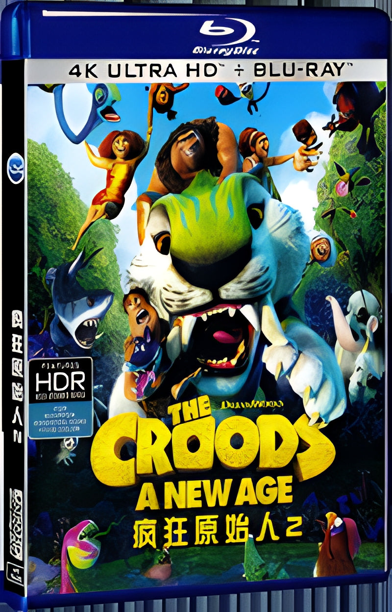 2020 The Croods: A New Age (2020) Ultra HD 4K for Gift 1-Disc All RegionPlay Seal Box Blu-ray