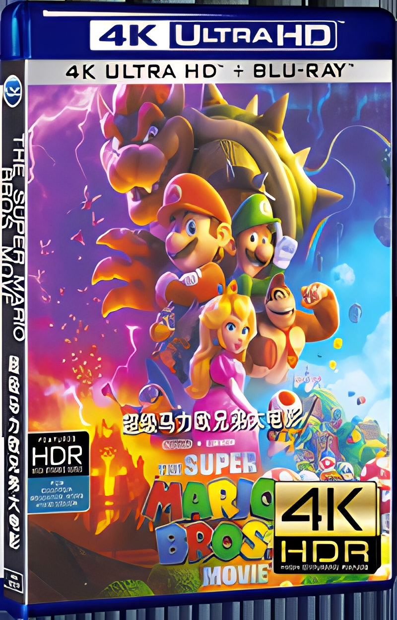 2023 The Super Mario Bros. for Gift Ultra HD 4K for Gift 1-Disc All RegionPlay Seal Box Blu-ray