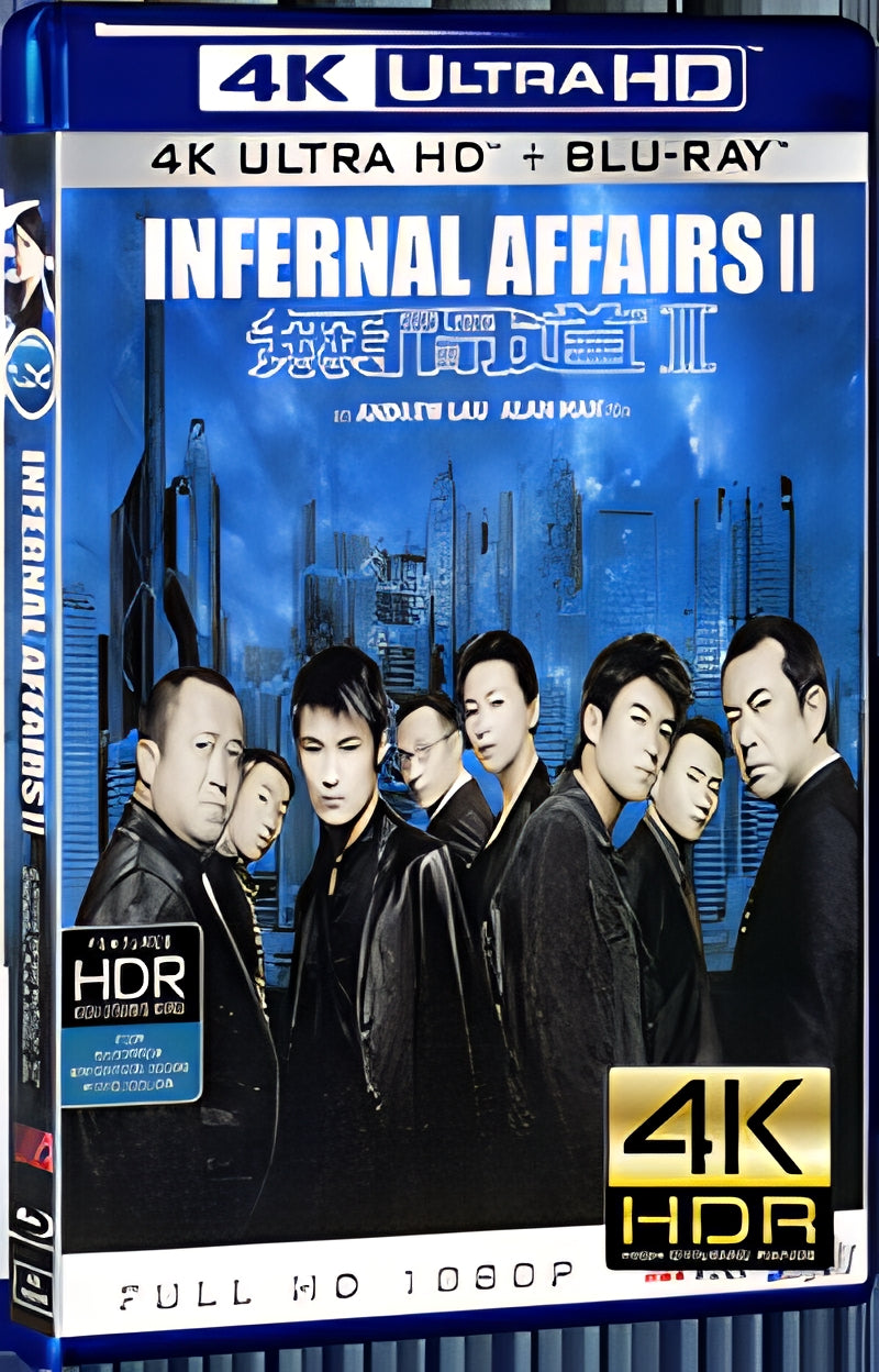 2003 Infernal Affairs 2 Ultra HD 4K for Gift 1-Disc All RegionPlay Seal Box Blu-ray