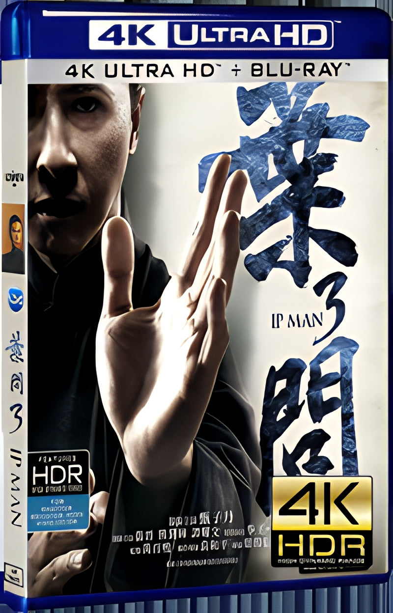 2015 Ip Man 3(2015) Ultra HD 4K for Gift 1-Disc All RegionPlay Seal Box Blu-ray