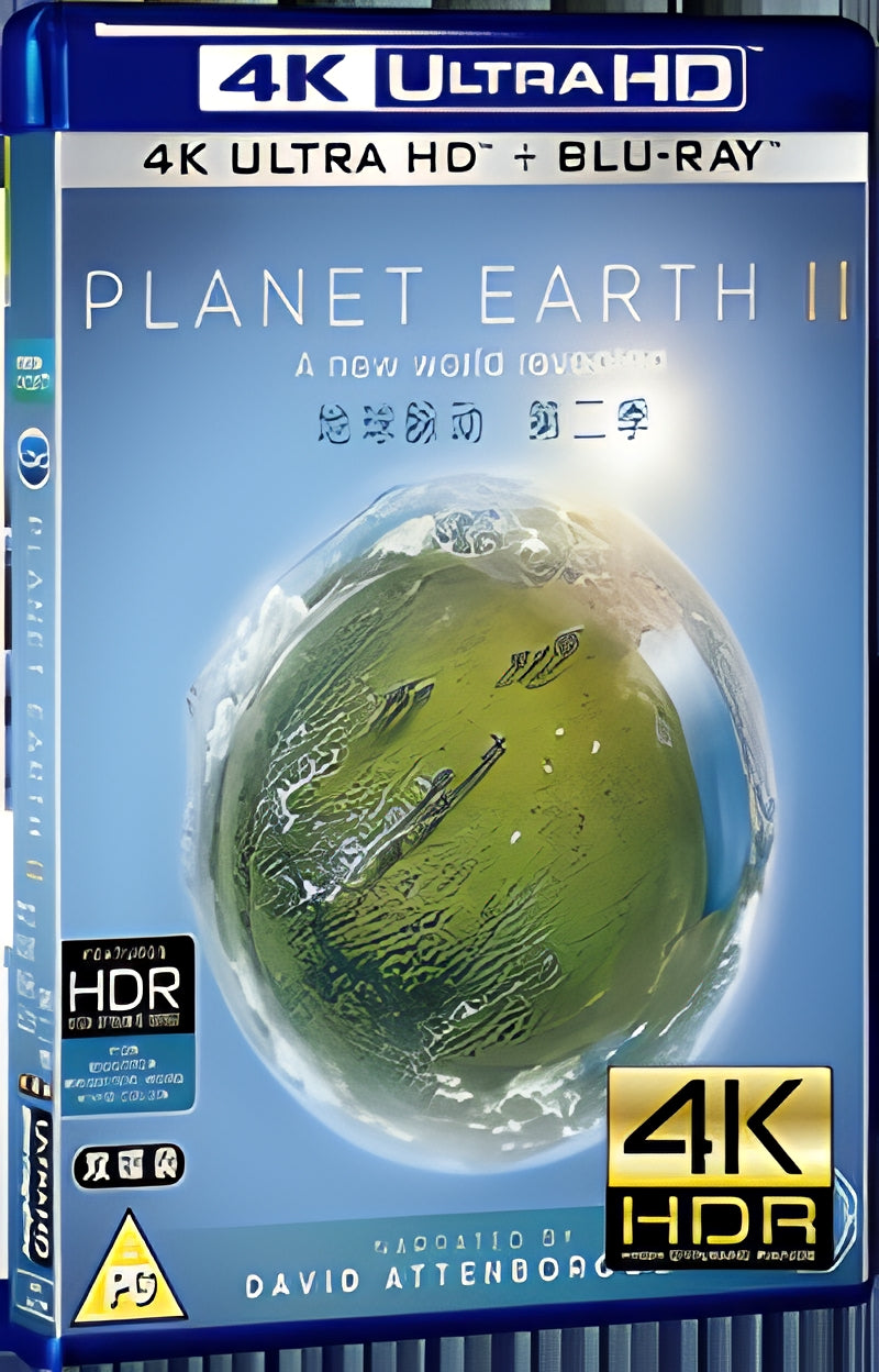 2016 Planet Earth Season 2 (2016) Ultra HD 4K for Gift 2-Disc All RegionPlay Seal Box Blu-ray
