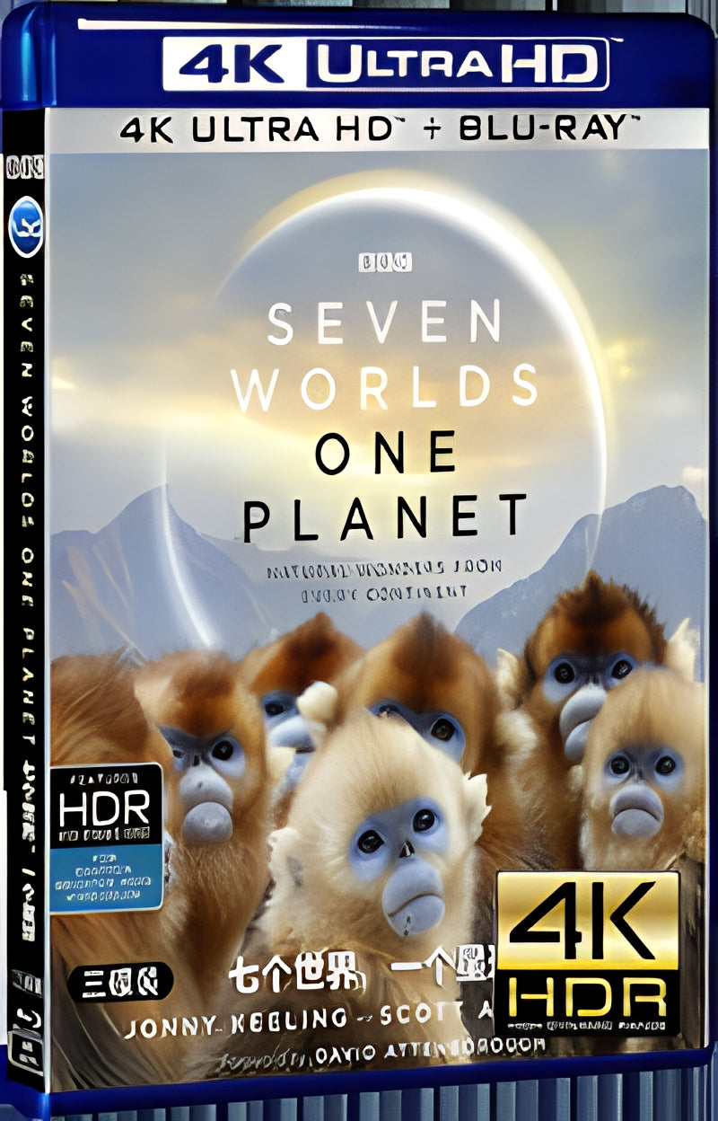 2019 Seven Worlds One Planet Ultra HD 4K for Gift 3-Disc All RegionPlay Seal Box Blu-ray