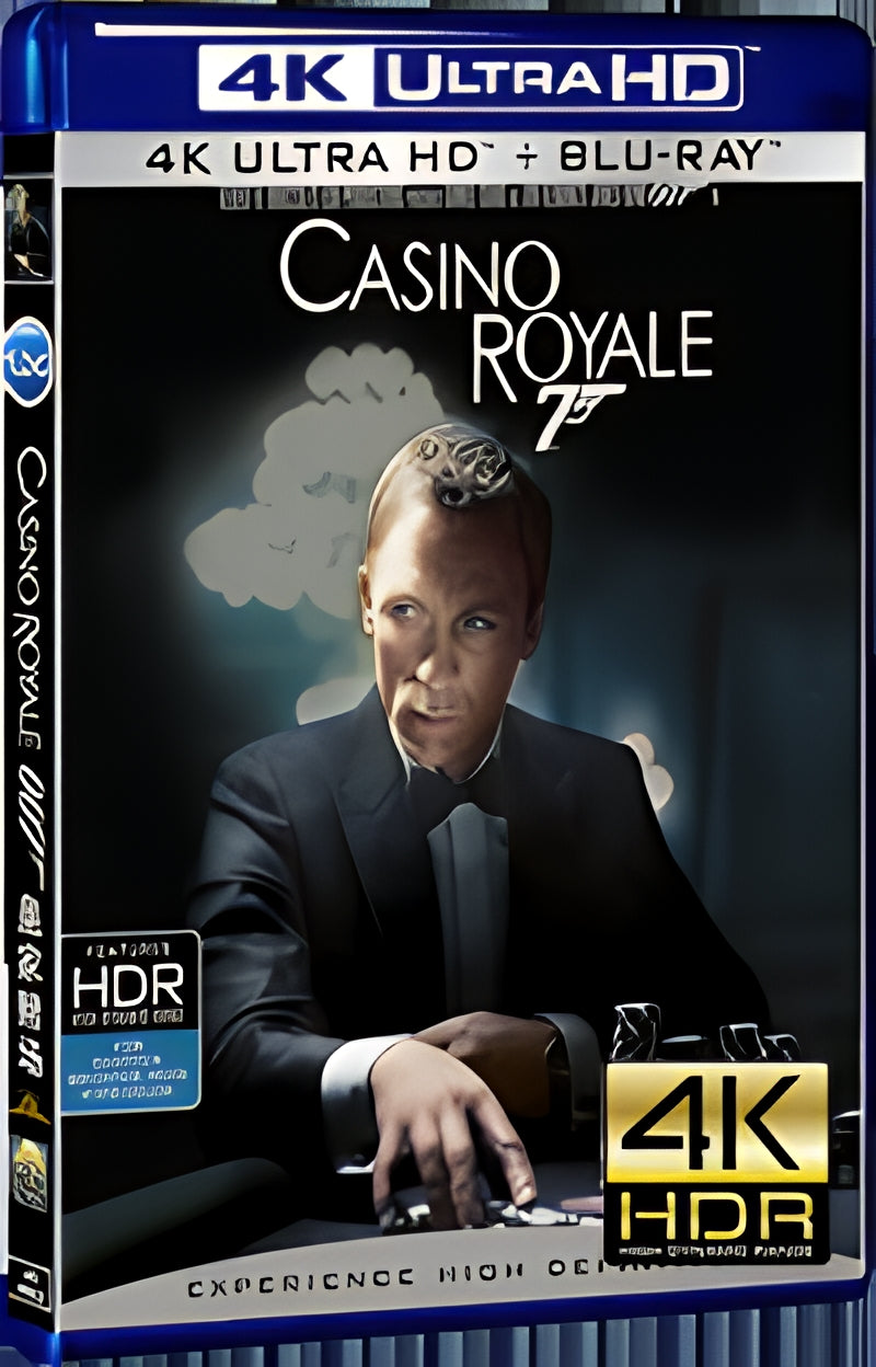 2008 Casino Royale Ultra HD 4K for Gift 1-Disc All RegionPlay Seal Box Blu-ray