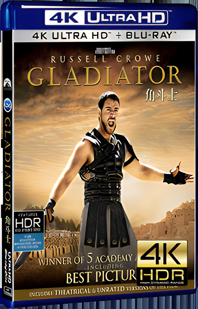 2000 gladiator Ultra HD 4K for Gift 1-Disc All RegionPlay Seal Box Blu-ray