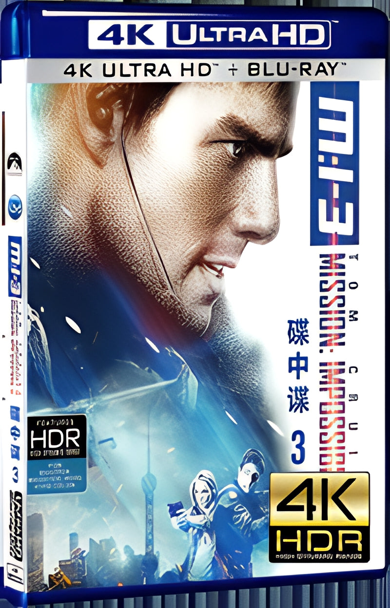 2006 Mission Impossible 3 Ultra HD 4K for Gift 1-Disc All RegionPlay Seal Box Blu-ray