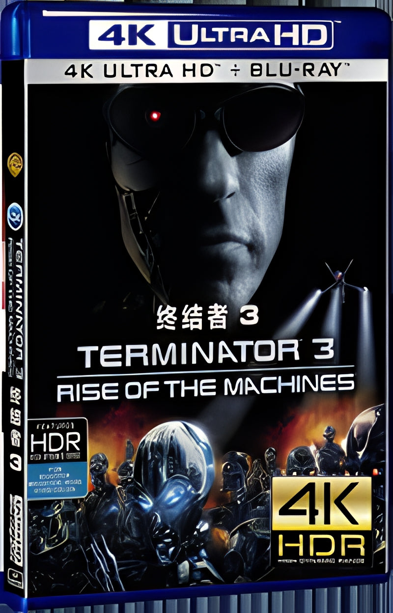 2003 Terminator 3 Ultra HD 4K for Gift 1-Disc All RegionPlay Seal Box Blu-ray